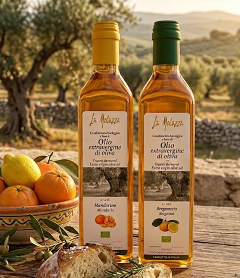 bouteilles huiles aromatisées de Solenostro