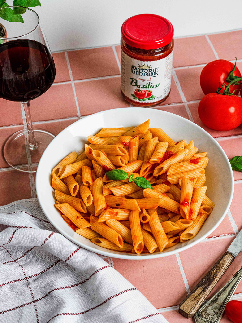 penneinstagram penne sauce basilico